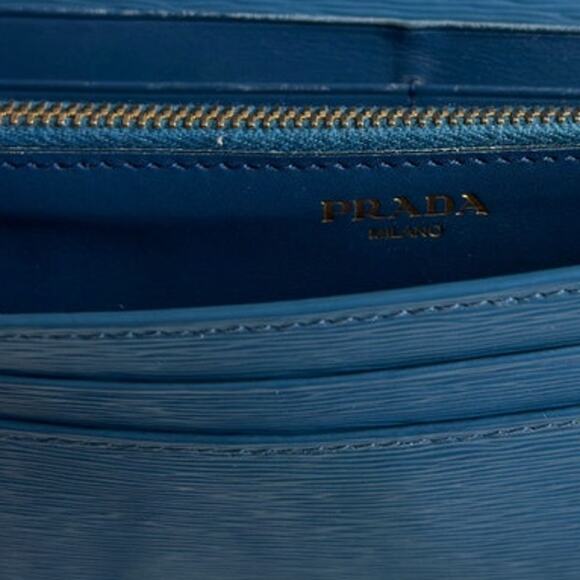 Prada long wallet Kindred blue - Picture 8 of 8